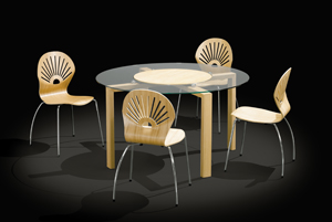 Name:Saloon Glass Table, Extendable, Item id:84_Saloon Glass Table, Extendable (Medium Image)